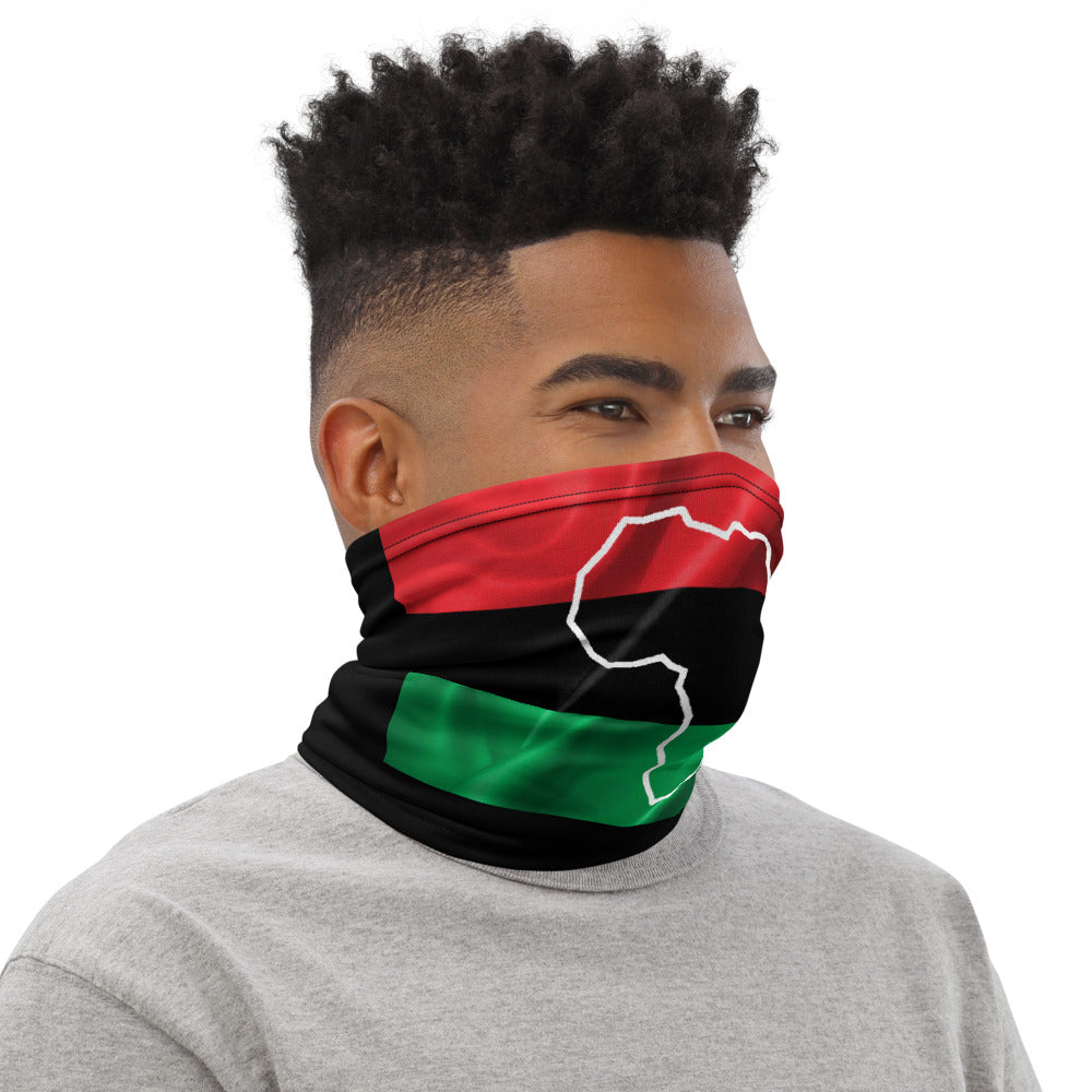 Pan African Flag Face Cover Face Mask Neck Gaiter Bandana ODH