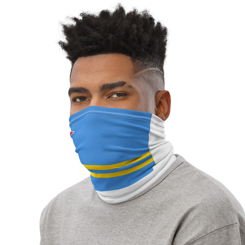 Aruba Flag Face Mask Neck Gaiter