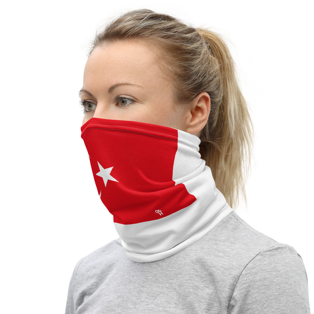 Turkey Turkish Flag Face Mask Neck Gaiter Bandana