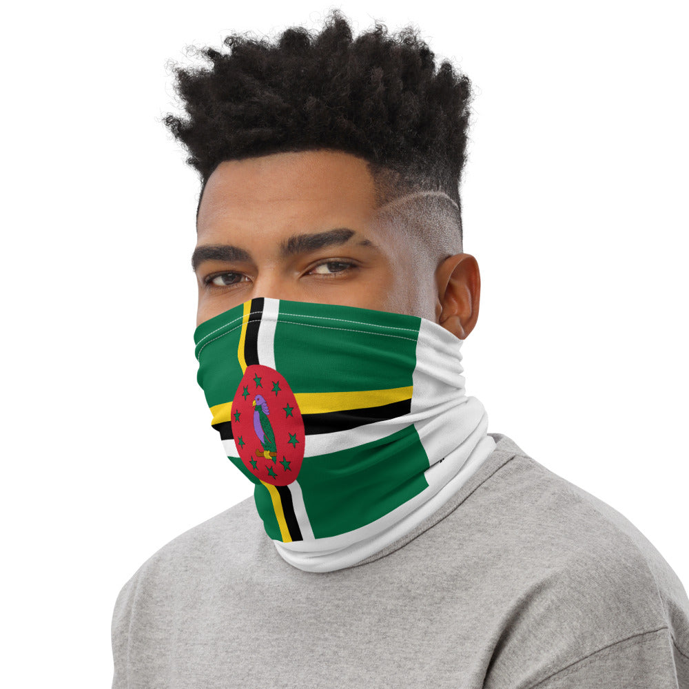 Dominica Dominican Flag Face Mask Neck