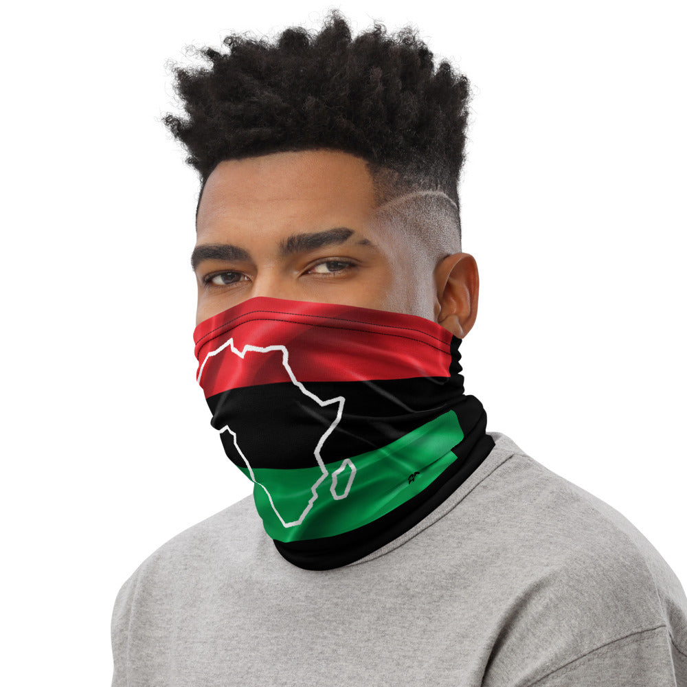 Pan African Flag Face Cover Face Mask Neck Gaiter Bandana ODH