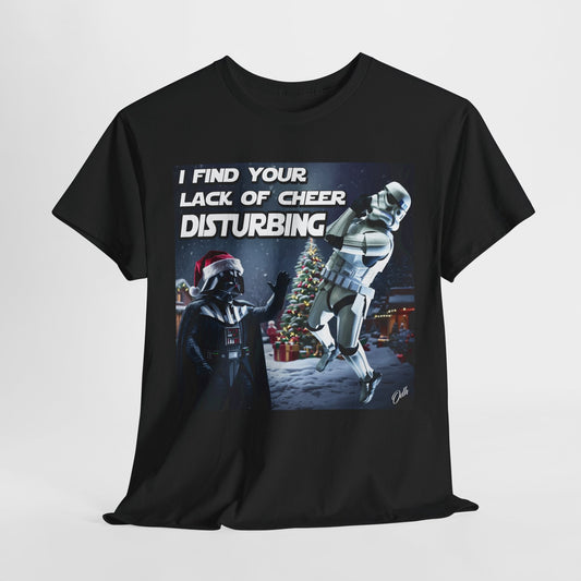 Darth Vader Christmas T Shirt Star Wars I Find Your Lack Of Cheer Disturbing