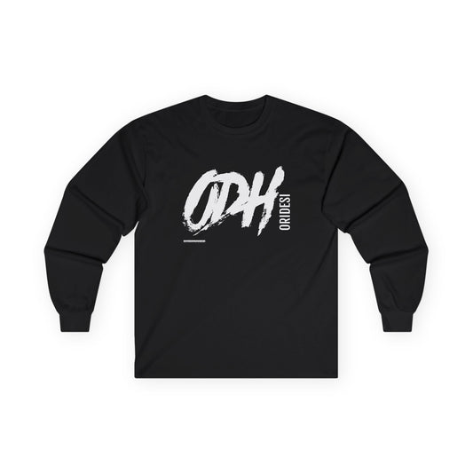 ODH Designer Logo Graphic T Shirt Ultra 100% Cotton Long Sleeve Tee