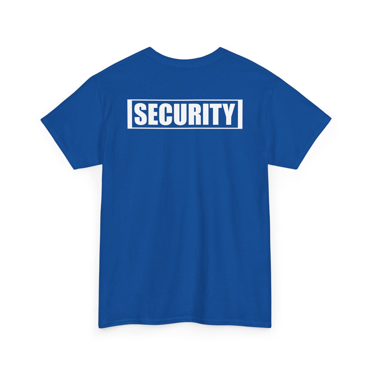 Security Guard T Shirt Printed Front and Back