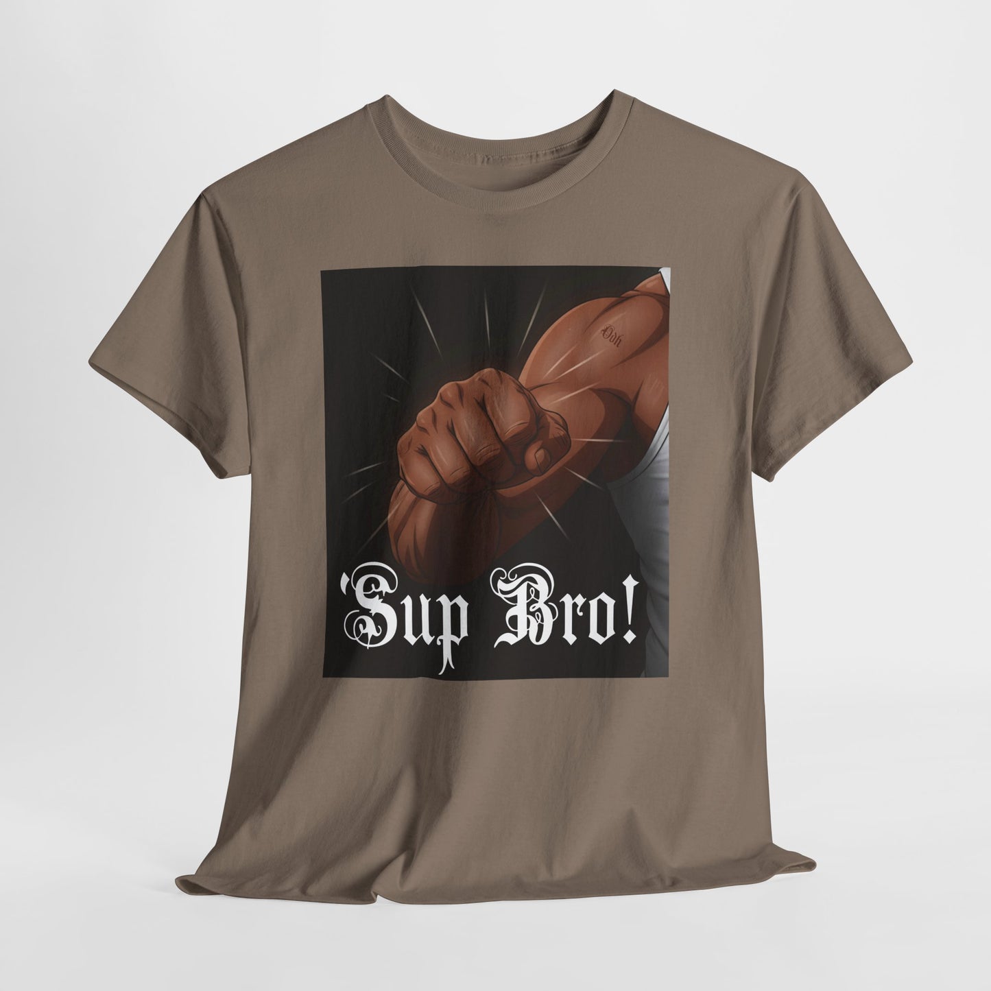Sup Bro! Mens Fist Bump Gym Bro T shirt