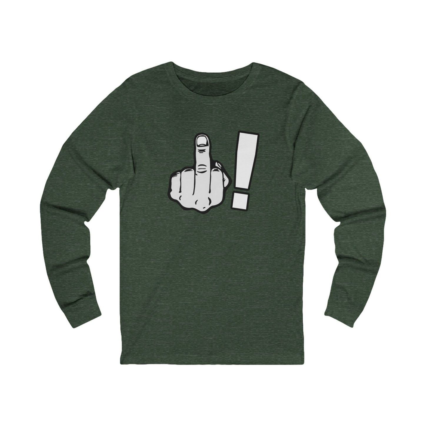 Middle Finger Long Sleeve Shirt