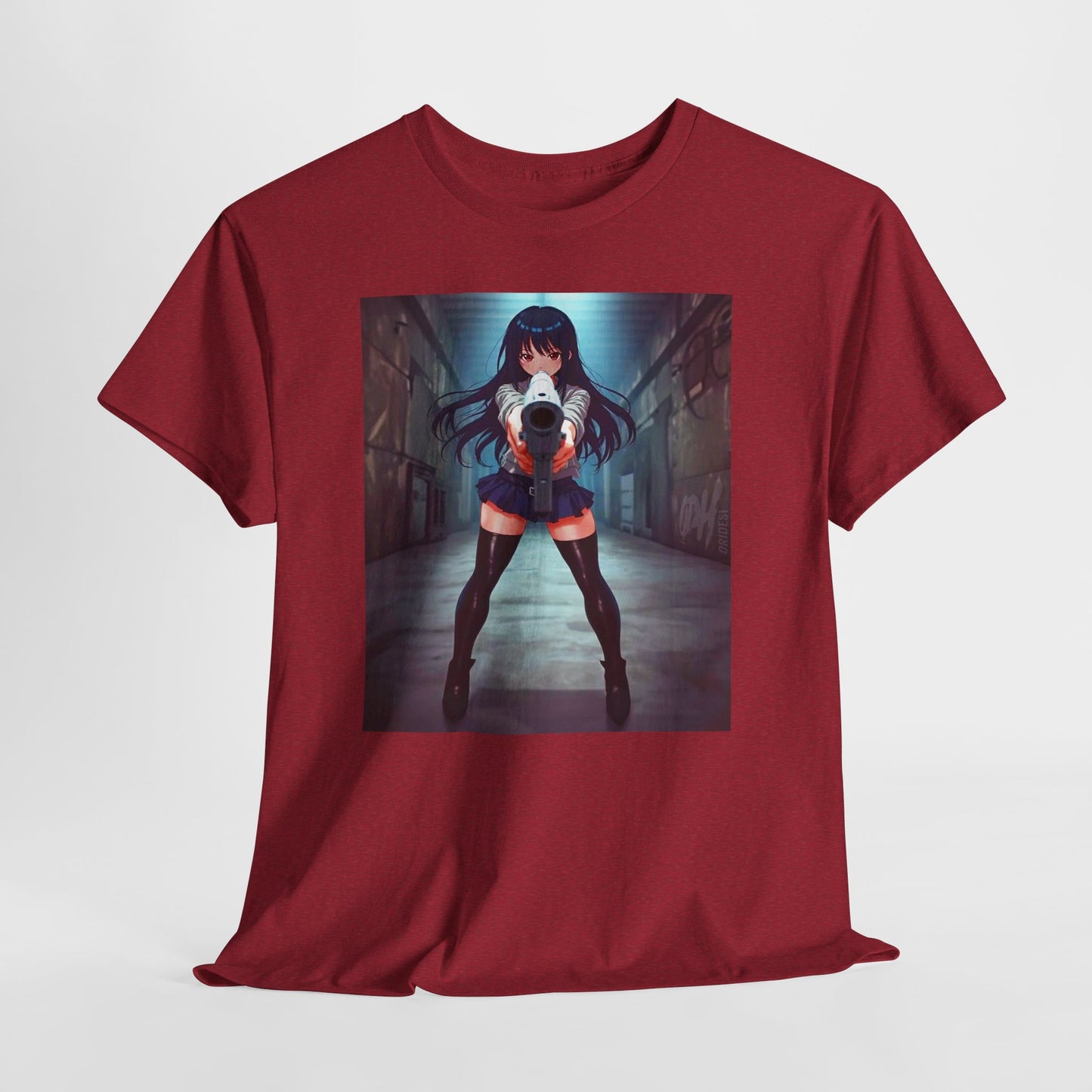 Anime Girl Assassin Waifu Japanese Tshirt