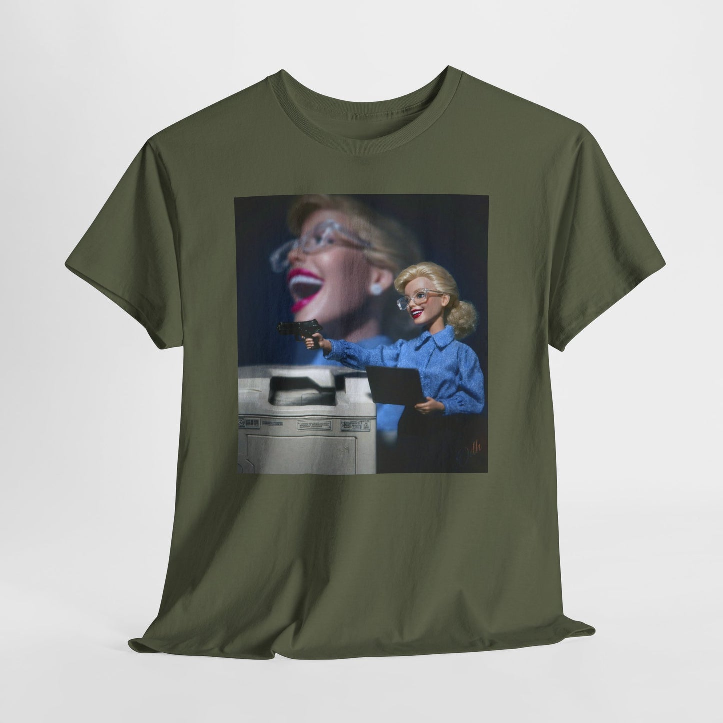 Crazy Barbie Doll Crash Out at work T Shirt