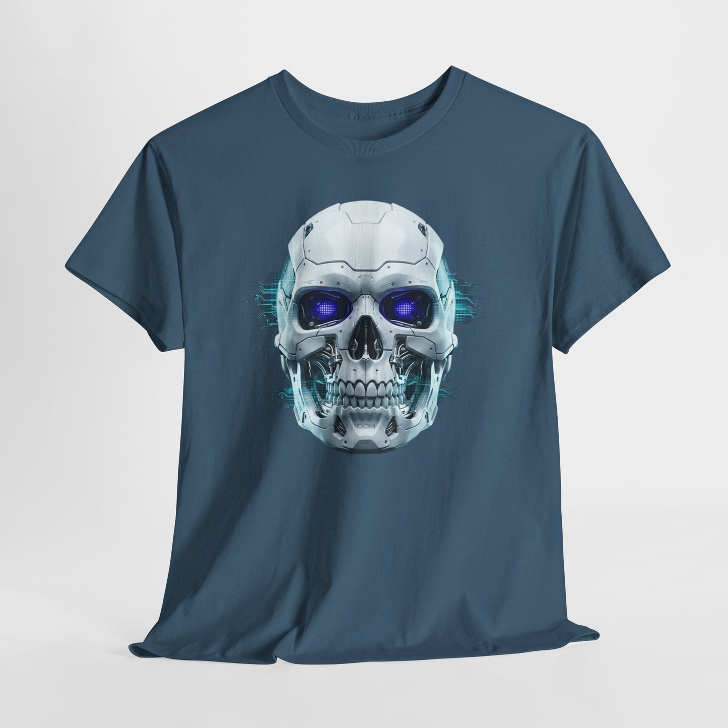 Futuristic Robot Skull Gamer Tee