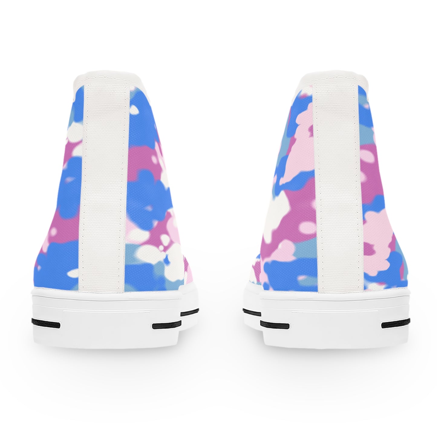 Women's High Top Sneakers, Colorful Sneakers, Converse Style High-Top Sneaker, Old School Red 80s and 90s Fashion