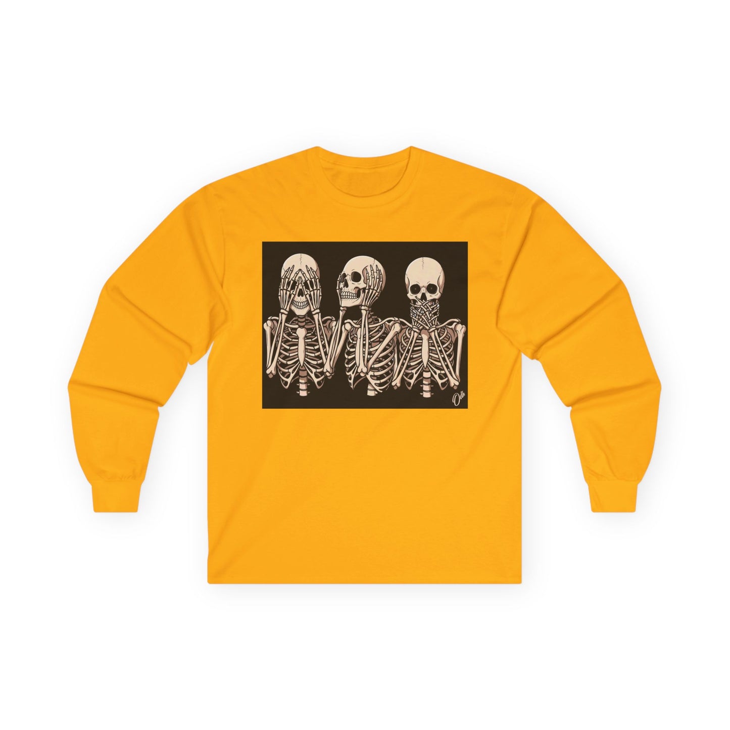 Halloween Skeletons Tshirt See Hear Speak No Evil Skull Shirt Back to School