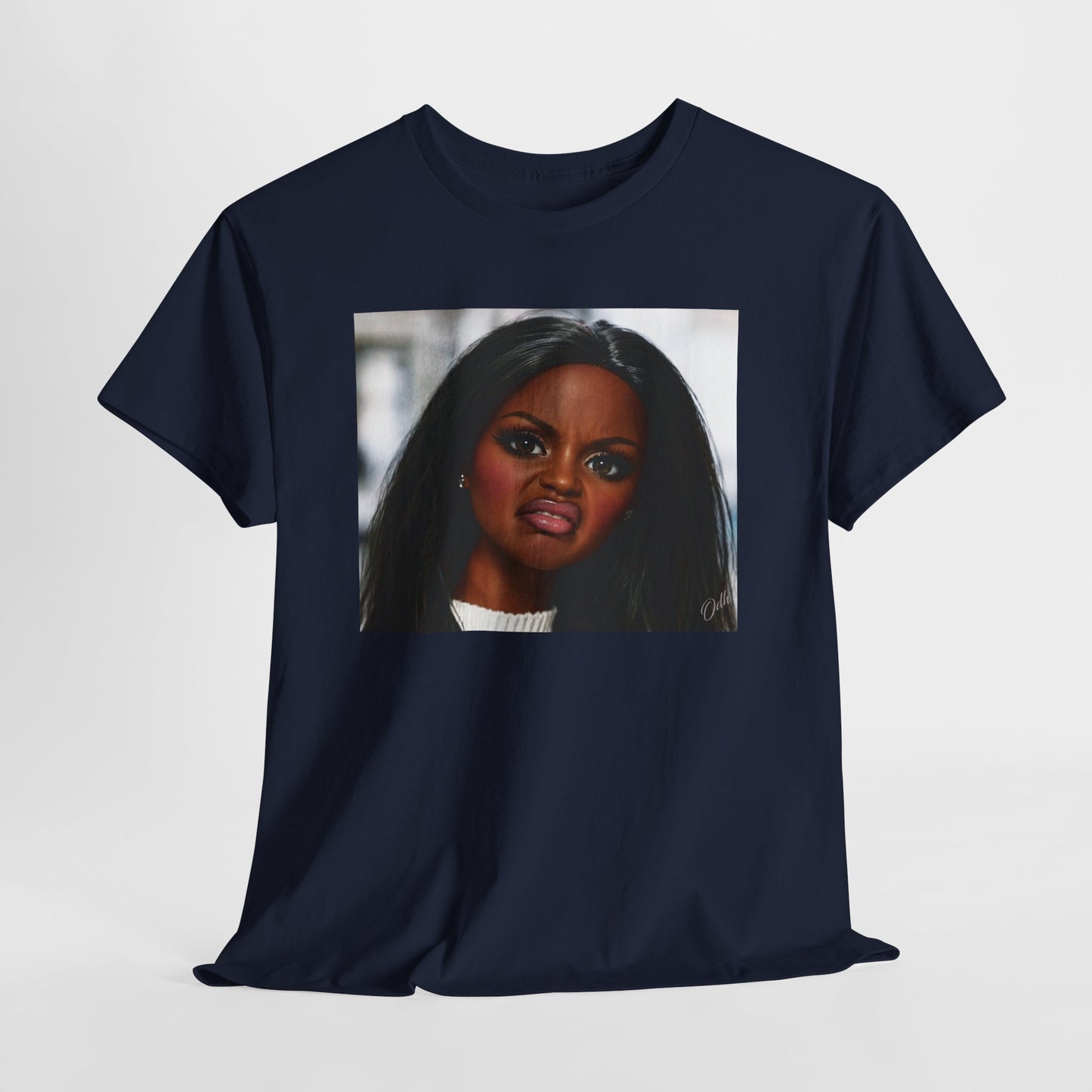 Black Doll Face Barbie Style Meme T Shirt