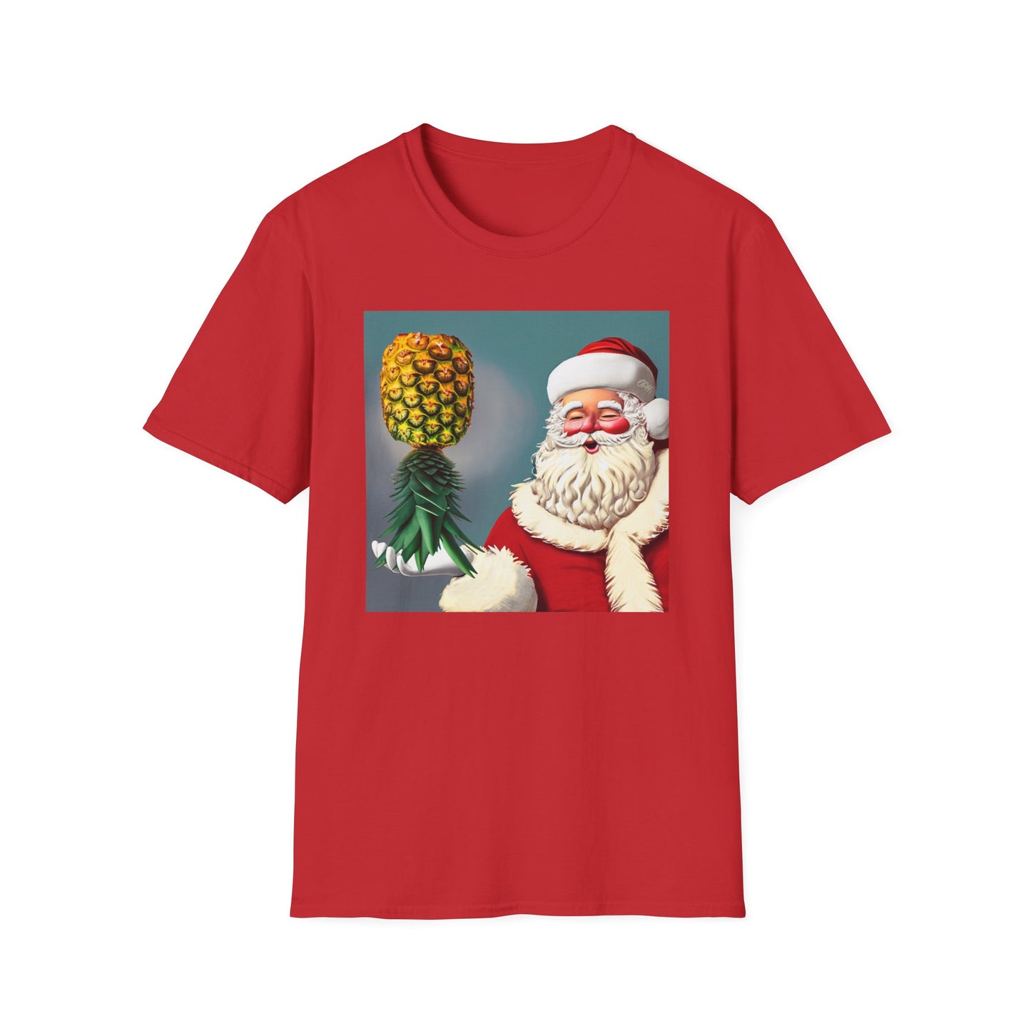 Upside Down Pineapple Santa Claus Short Sleeve Shirt, Christmas Tee, Upside Down Pineapple T-shirt, Swingers Pullover Clothing, Swinger