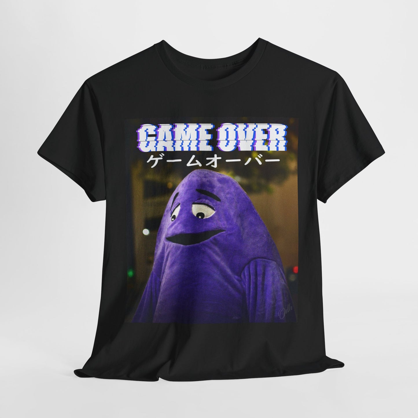 Game Over Shirt Gamer Funny Japanese Tee McDonalds Grimace T Shirt