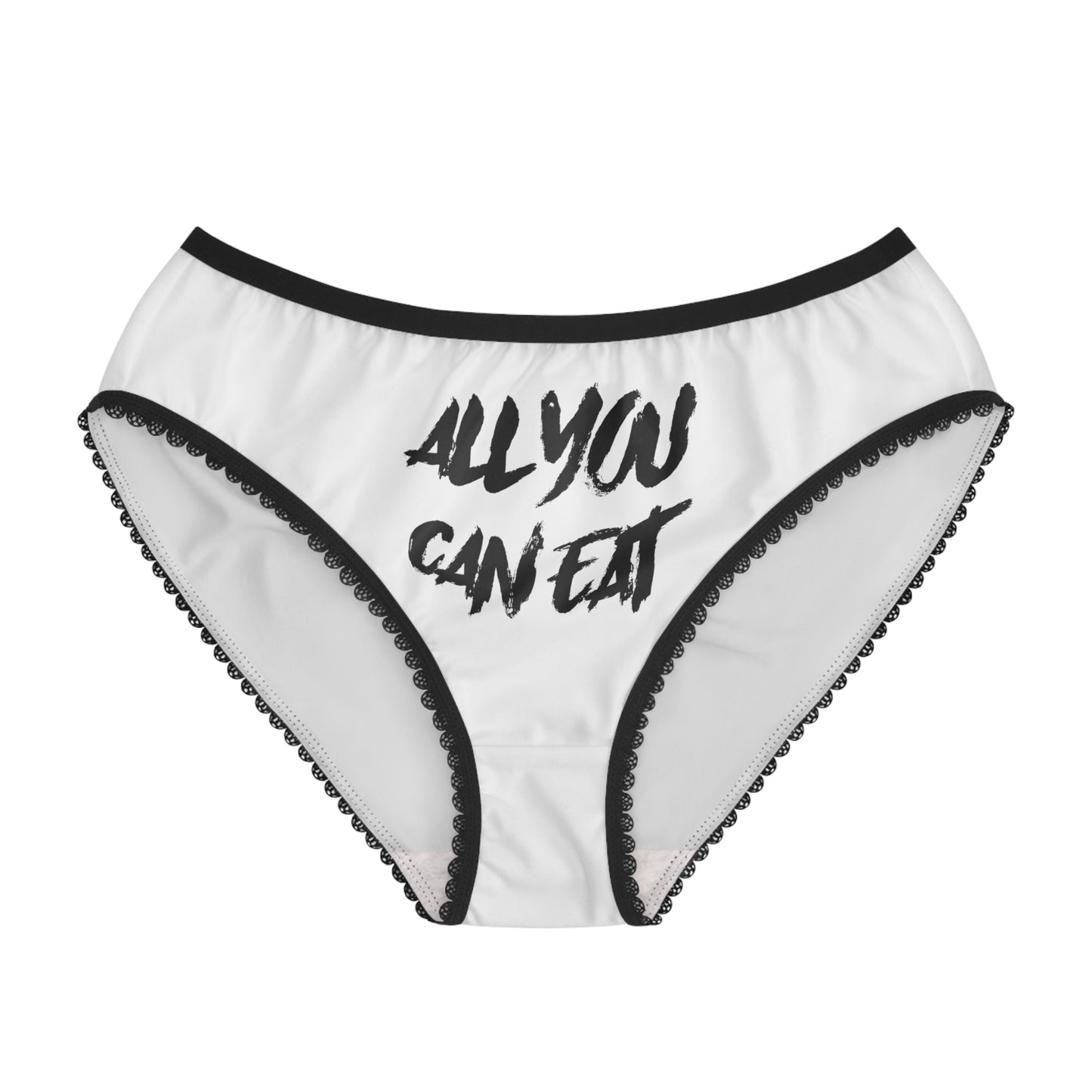 All You Can Eat Women's Briefs, Womens Underwear, Womens Panties, Sexy Lingerie, Wedding Gift, Bachelorette Party