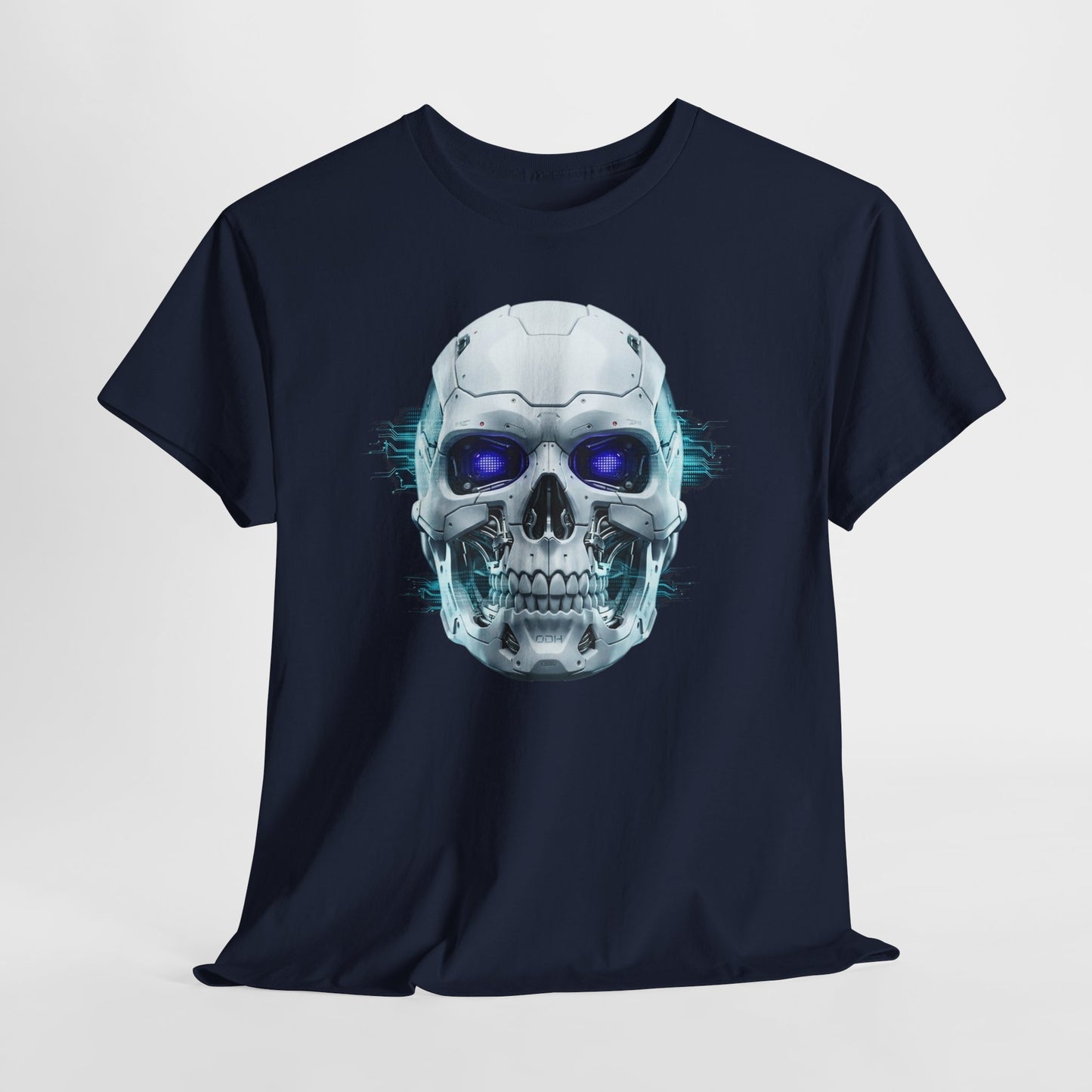 Futuristic Robot Skull Gamer Tee