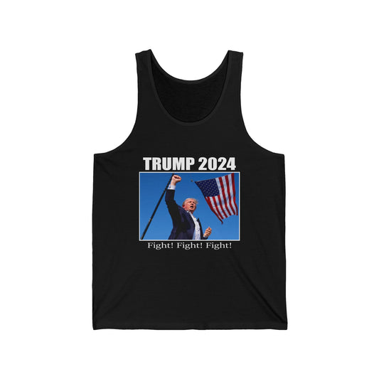 Donald Trump 2024 Assassination Attempt Trump Shot Mens Gym Workout Tank Top