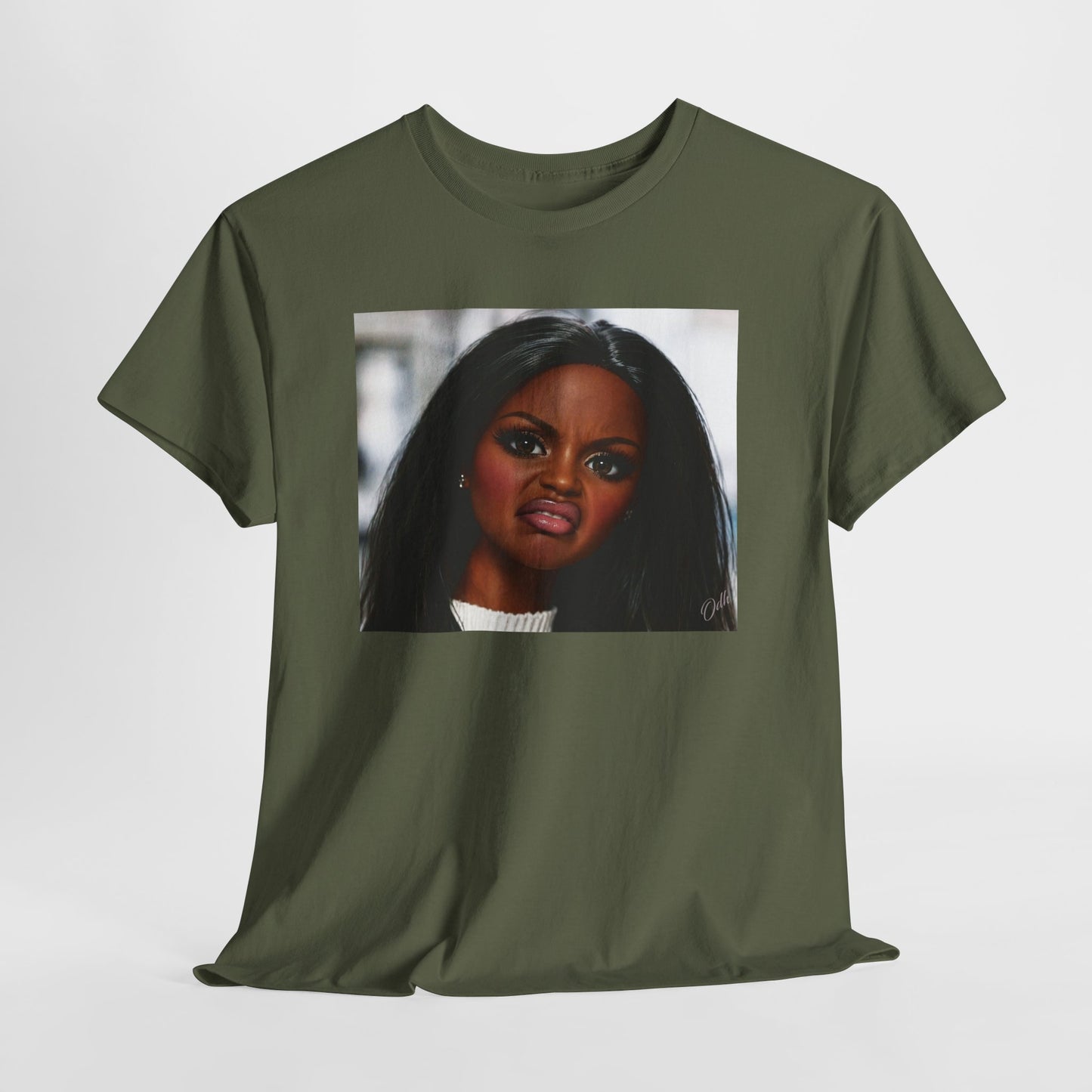 Black Doll Face Barbie Style Meme T Shirt