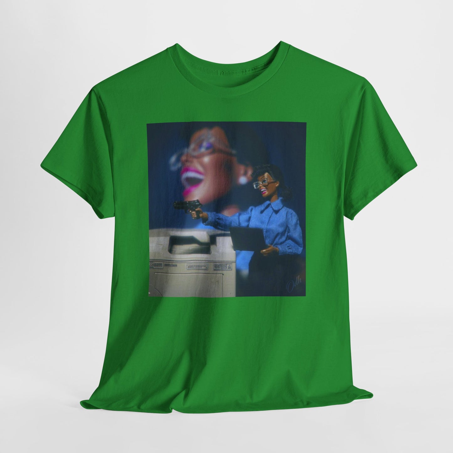 Black Barbie Crash Out at Work T Shirt Tee,
