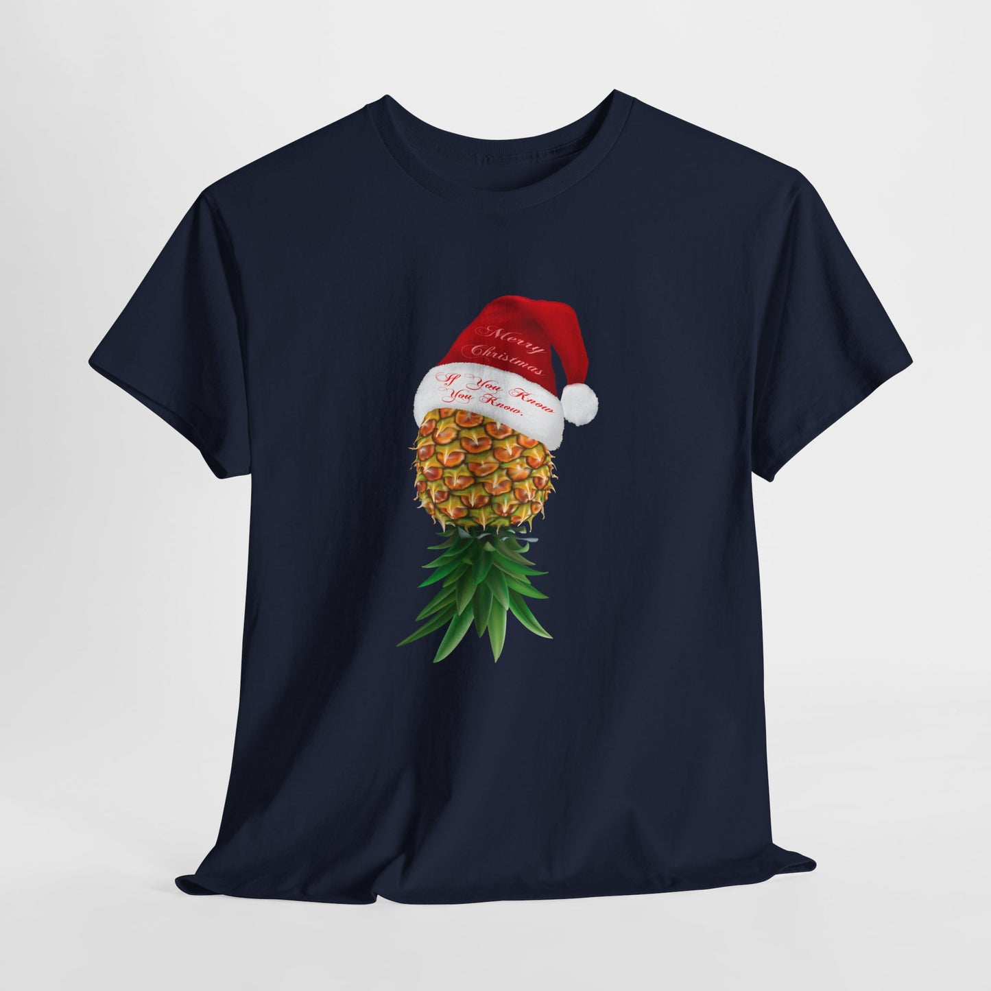 Christmas Upside Down Pineapple, Santa Pineapple T Shirt | Swinger Shirt | Swinger Lifestyle | Funny Sexual Adult Shirt | BBC Slut Shirt
