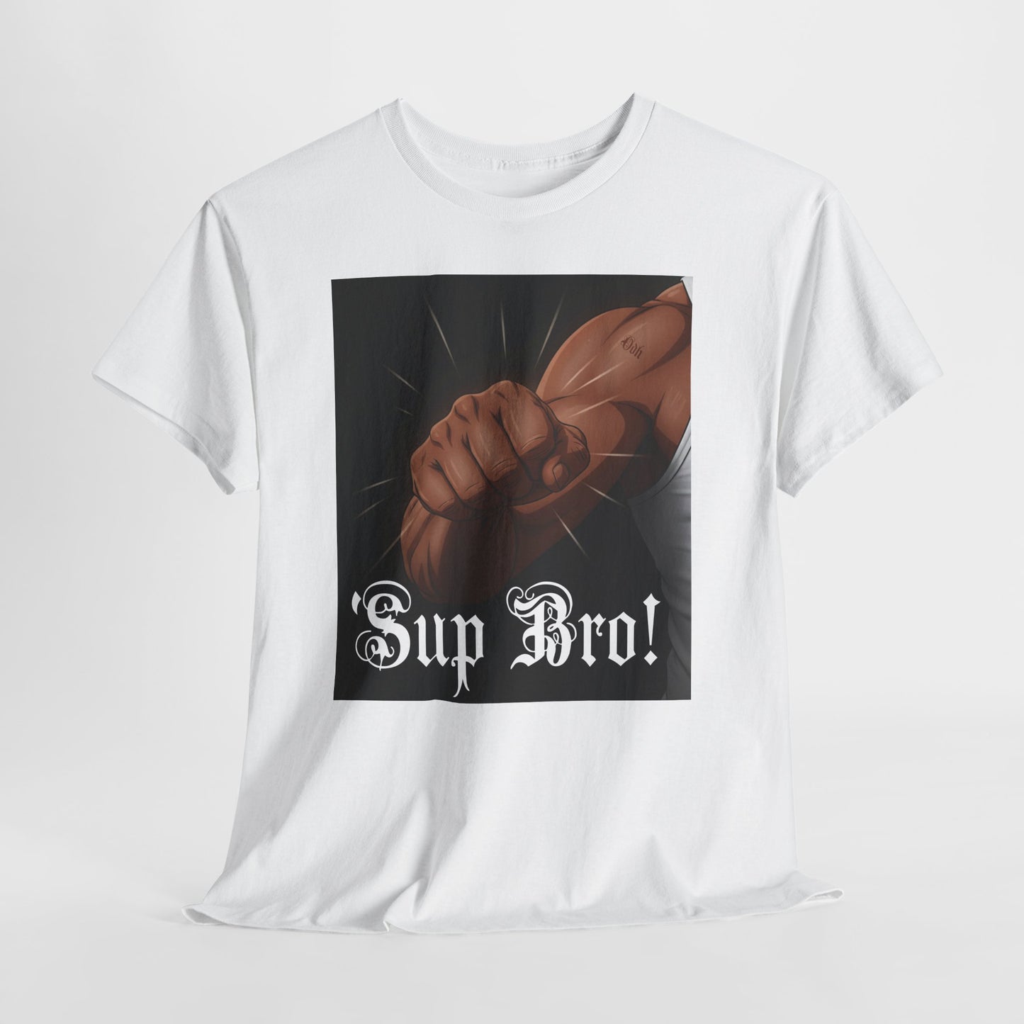 Sup Bro! Mens Fist Bump Gym Bro T shirt