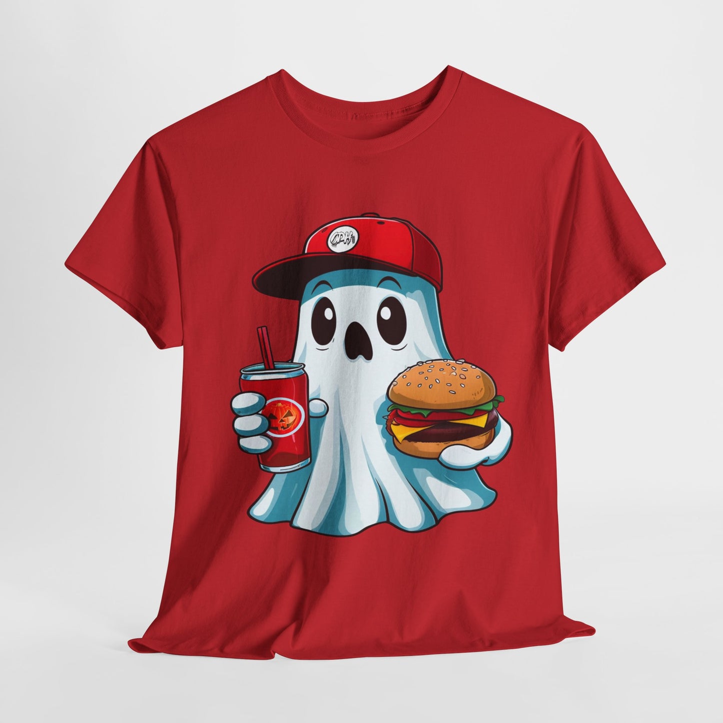 Halloween Ghost Shirt Spooky Season TShirt, Halloween Gift, Cute Ghost Eating