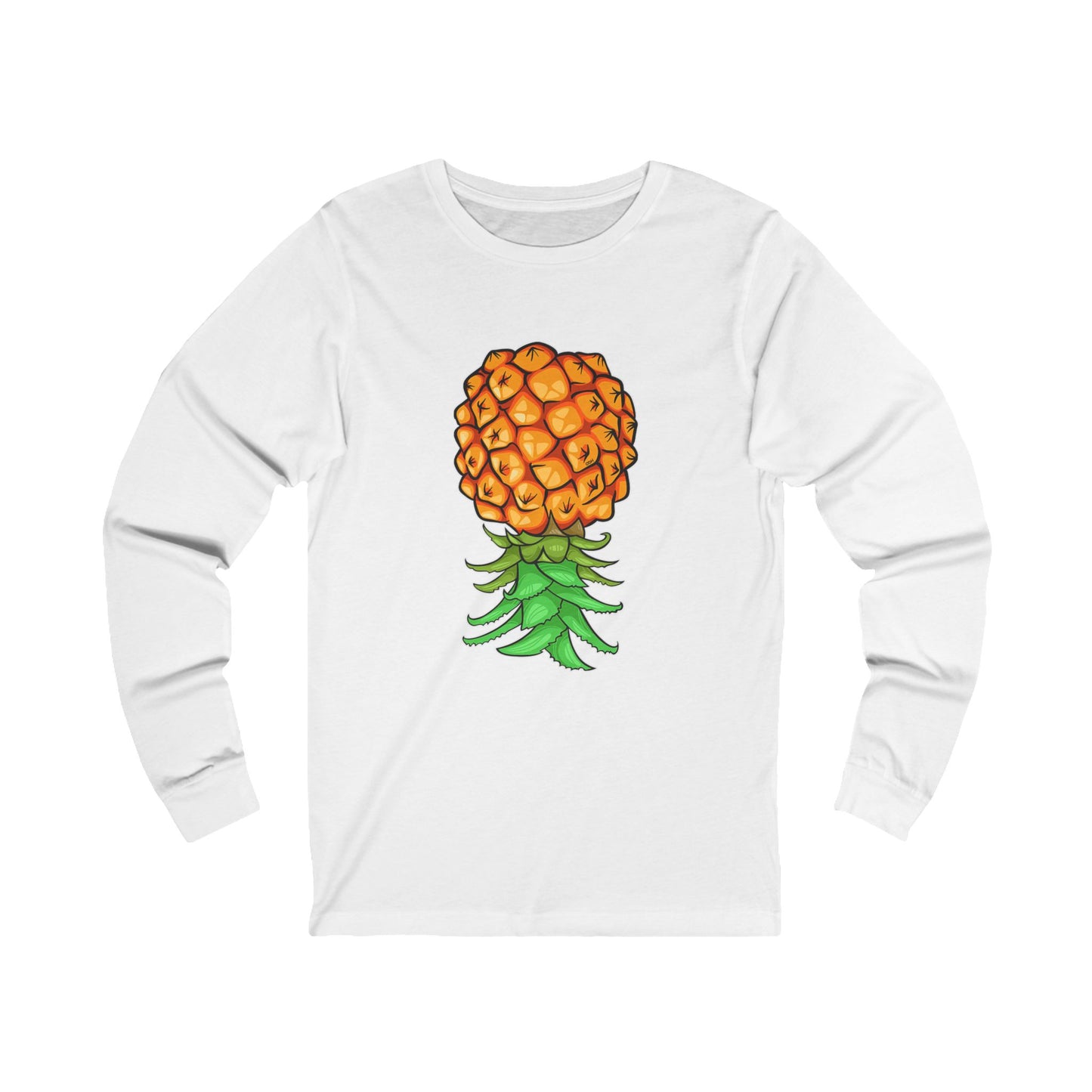 Upside Down Pineapple Unisex Jersey Long Sleeve Tee If You Know You Know