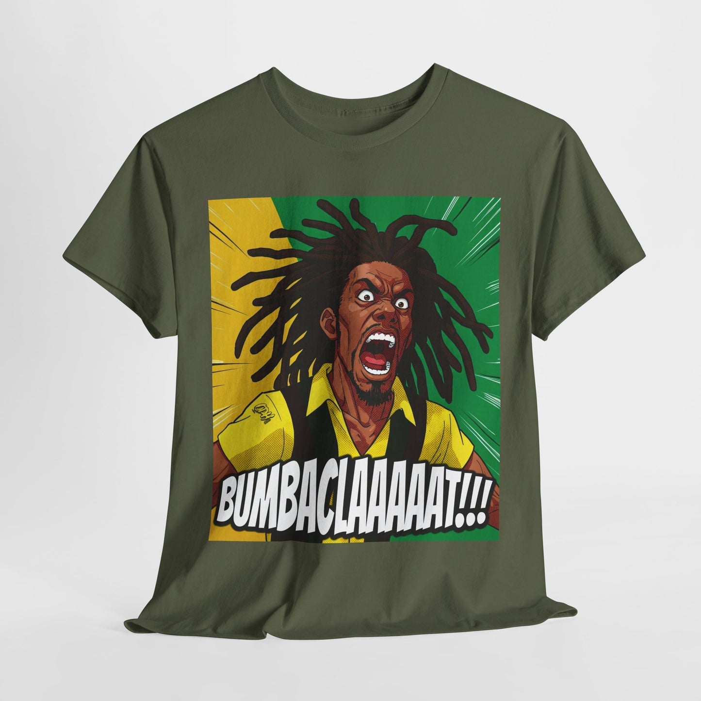 Funny Jamaican T Shirt, Bumbaclot Bumbaclat Clothing, Humor Quote Caribbean Tee