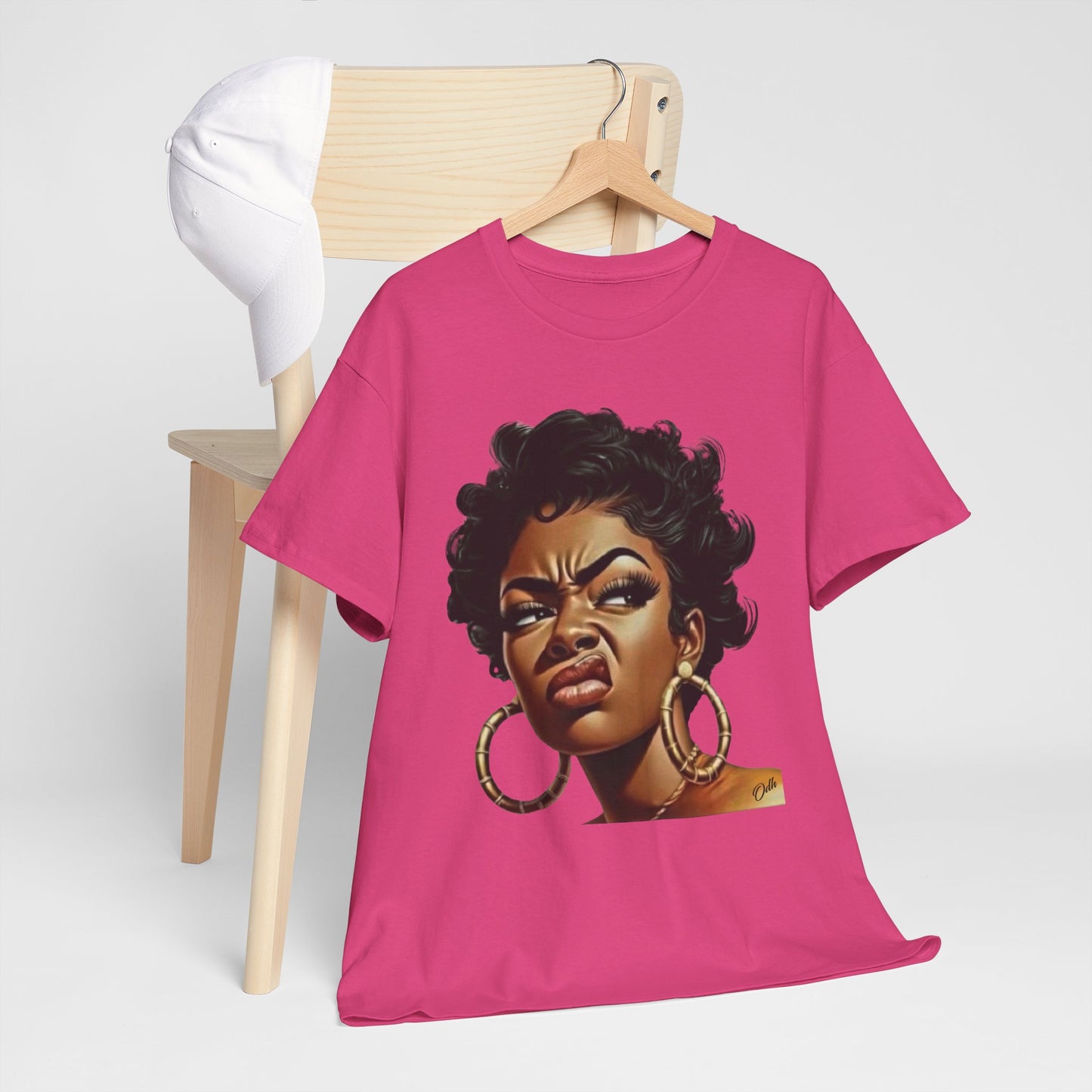 Disgusted Black Woman Face Shirt FBA