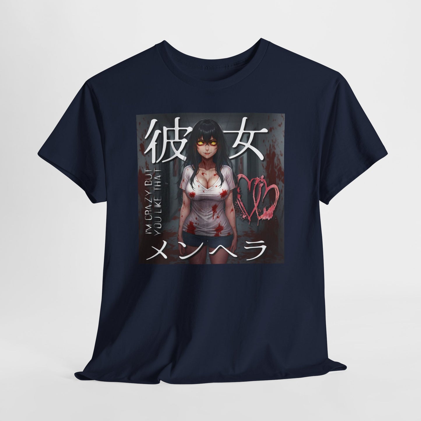 Horror Anime Shirt - Crazy Girlfriend Yandere Tee