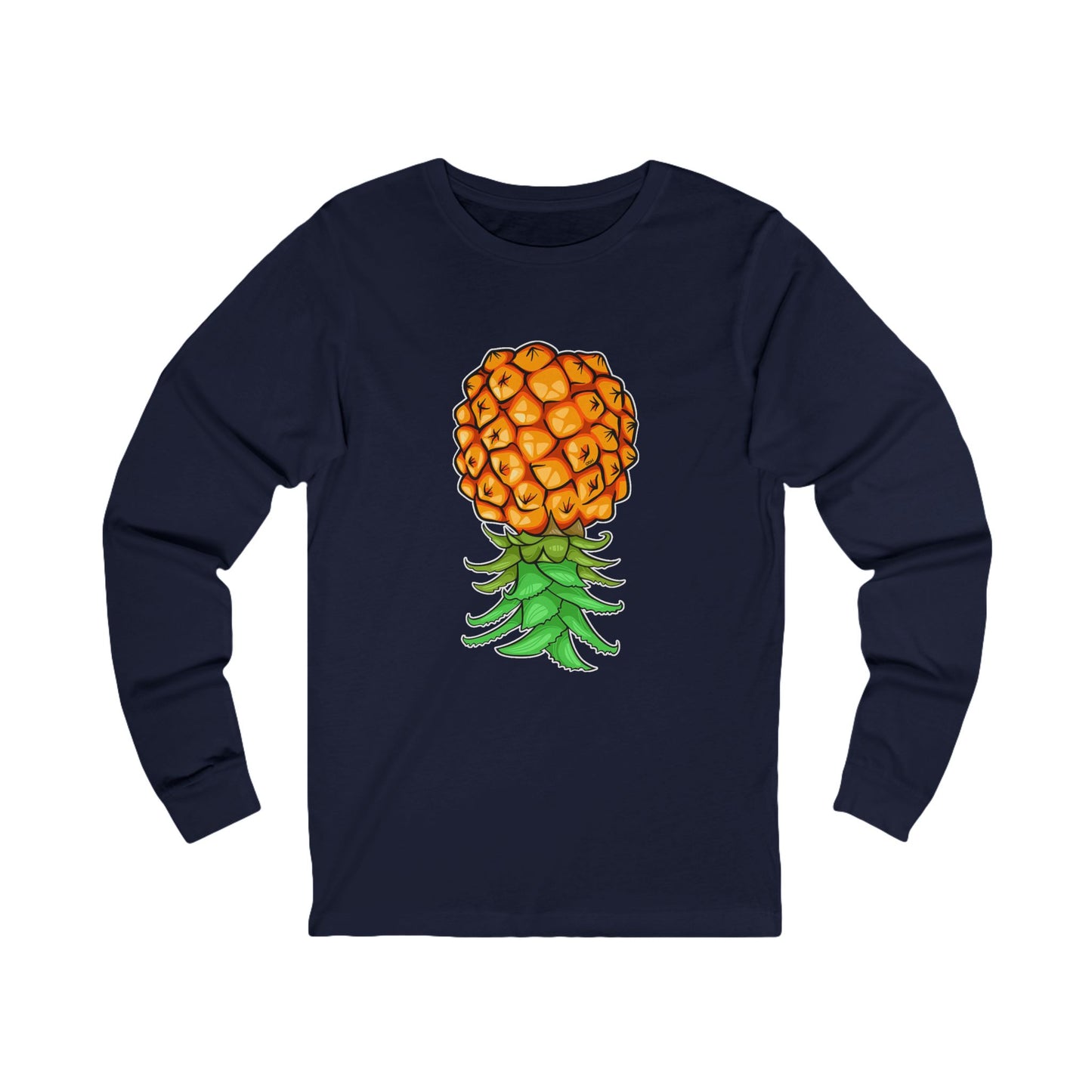 Upside Down Pineapple Unisex Jersey Long Sleeve Tee If You Know You Know