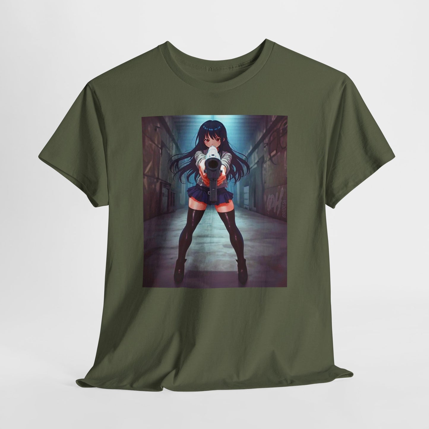 Anime Girl Assassin Waifu Japanese Tshirt
