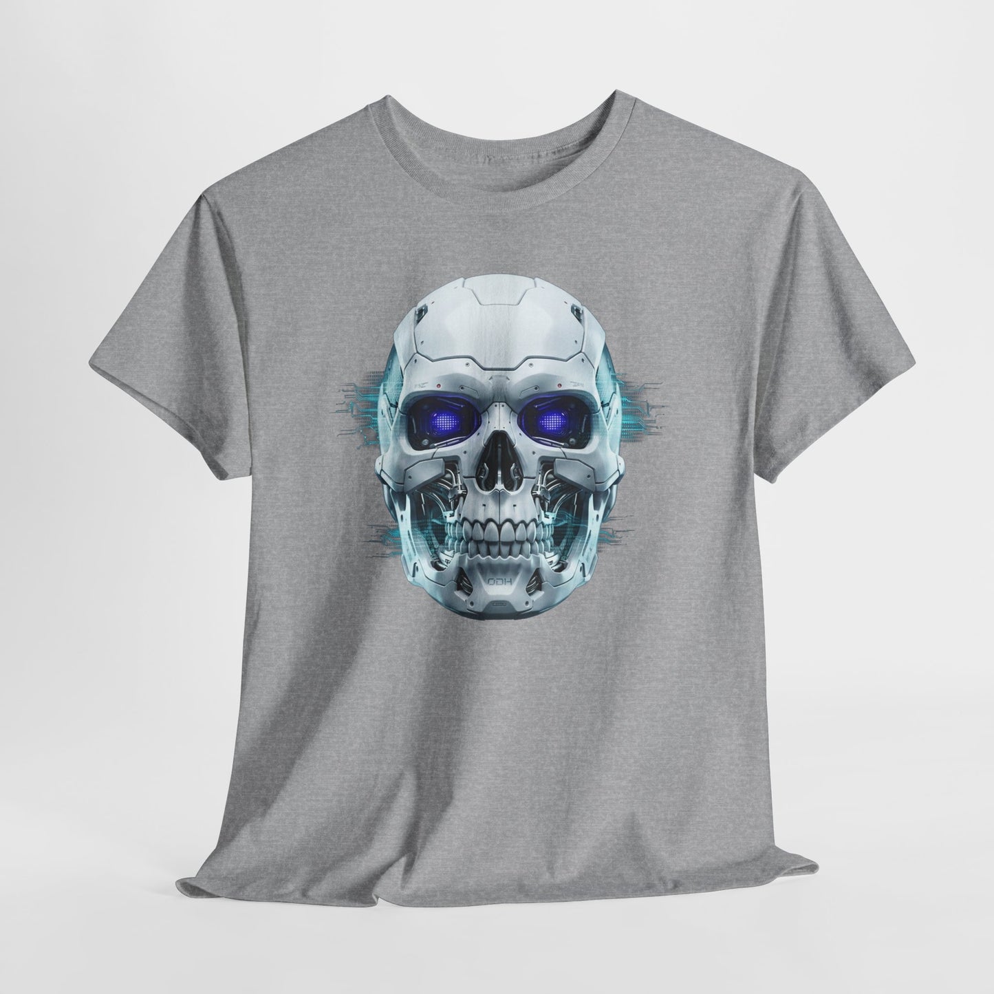 Futuristic Robot Skull Gamer Tee