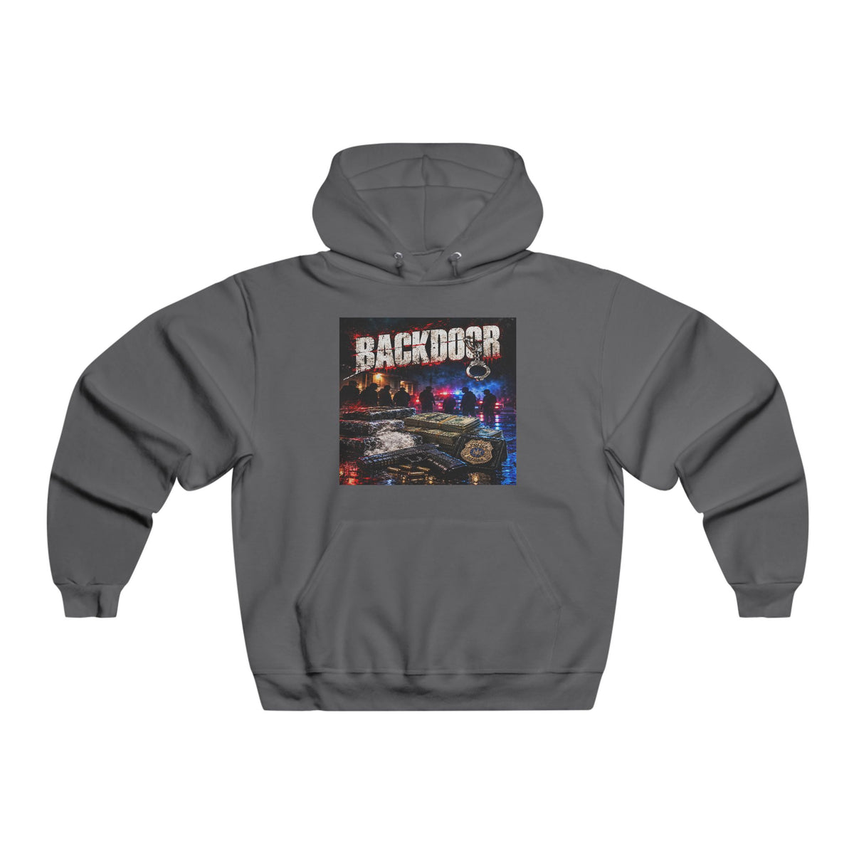 Backdoor Movie Police Scene Graphic Hoodie —Spyroking Itsdjlee