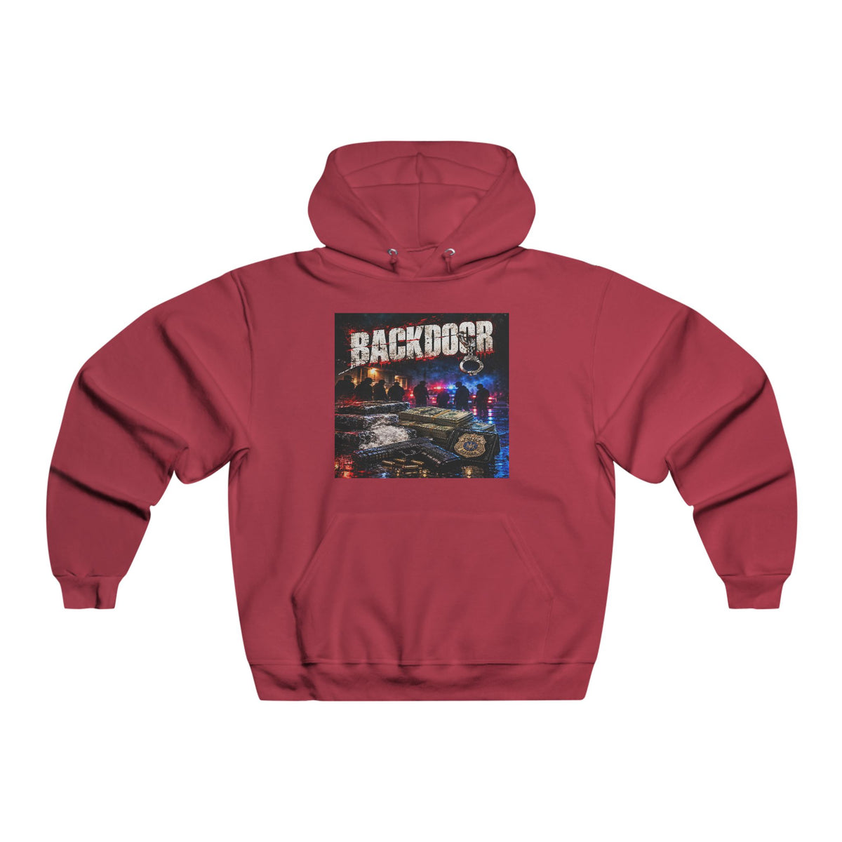 Backdoor Movie Police Scene Graphic Hoodie —Spyroking Itsdjlee