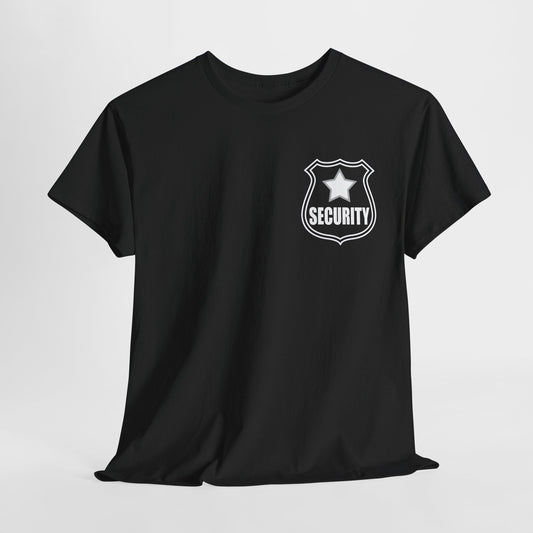 Security Guard T Shirt, Security Shirt, Security T-Shirts, Bouncer Shirt, Security Costume, Halloween Security T Shirt