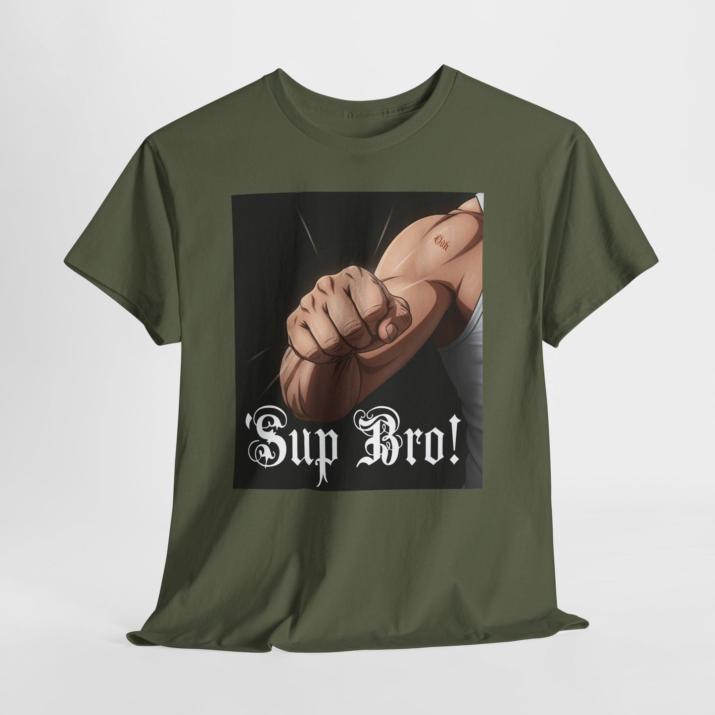 Sup Bro! Mens Fist Bump Gym Bro T shirt