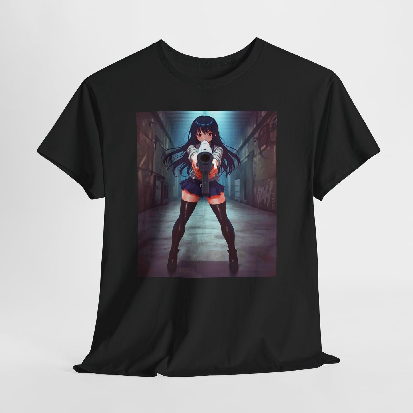 Anime Girl Assassin Waifu Japanese Tshirt