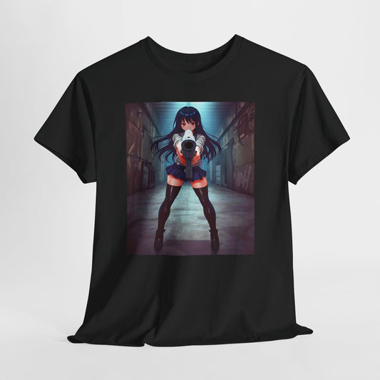 Anime Girl Assassin Waifu Japanese Tshirt