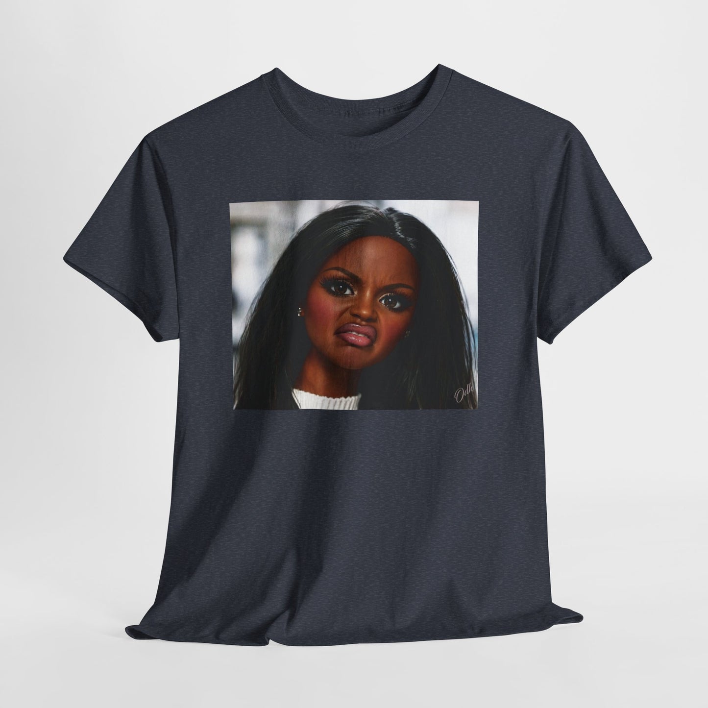 Black Doll Face Barbie Style Meme T Shirt