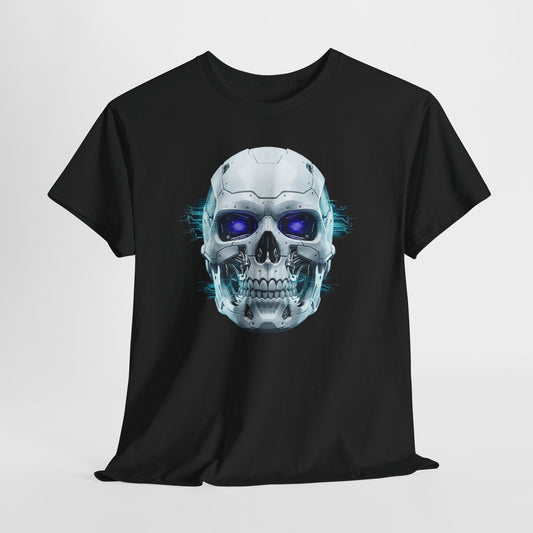 Futuristic Robot Skull Gamer Tee