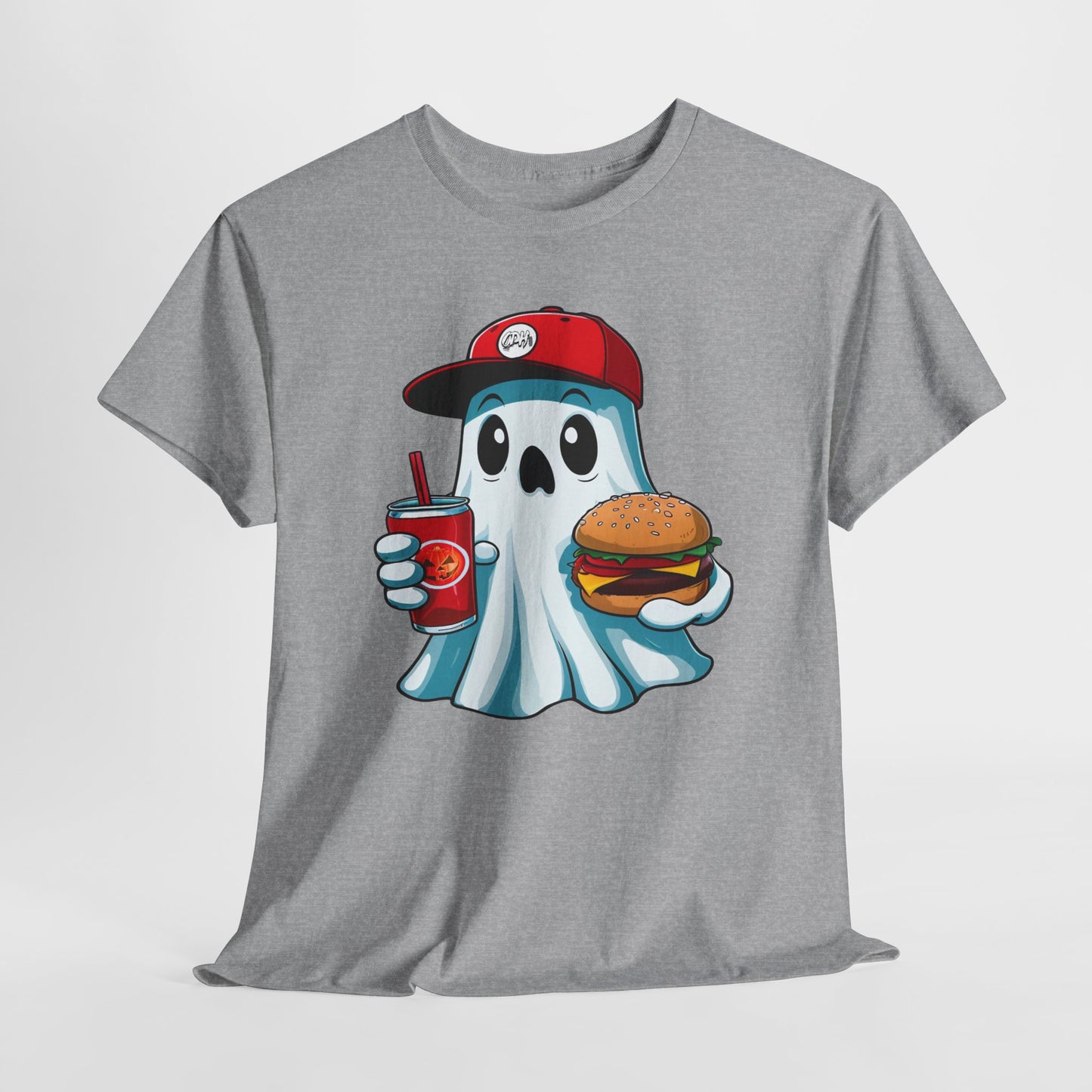 Halloween Ghost Shirt Spooky Season TShirt, Halloween Gift, Cute Ghost Eating