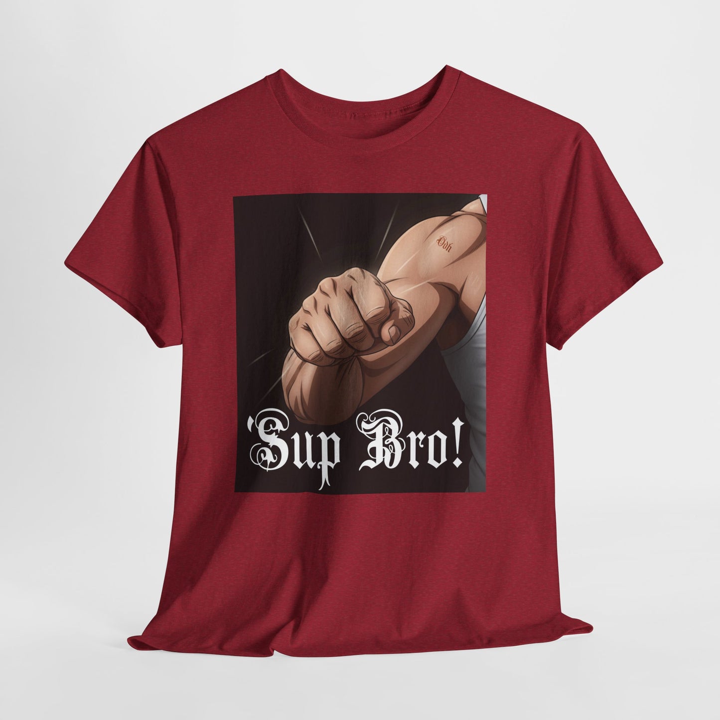 Sup Bro! Mens Fist Bump Gym Bro T shirt
