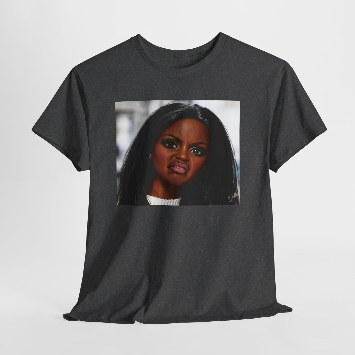 Black Doll Face Barbie Style Meme T Shirt