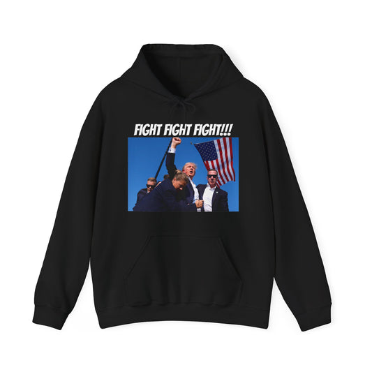 Donald Trump Rally 2024 Assassination Attempt Trump Shot Fight Hoodie