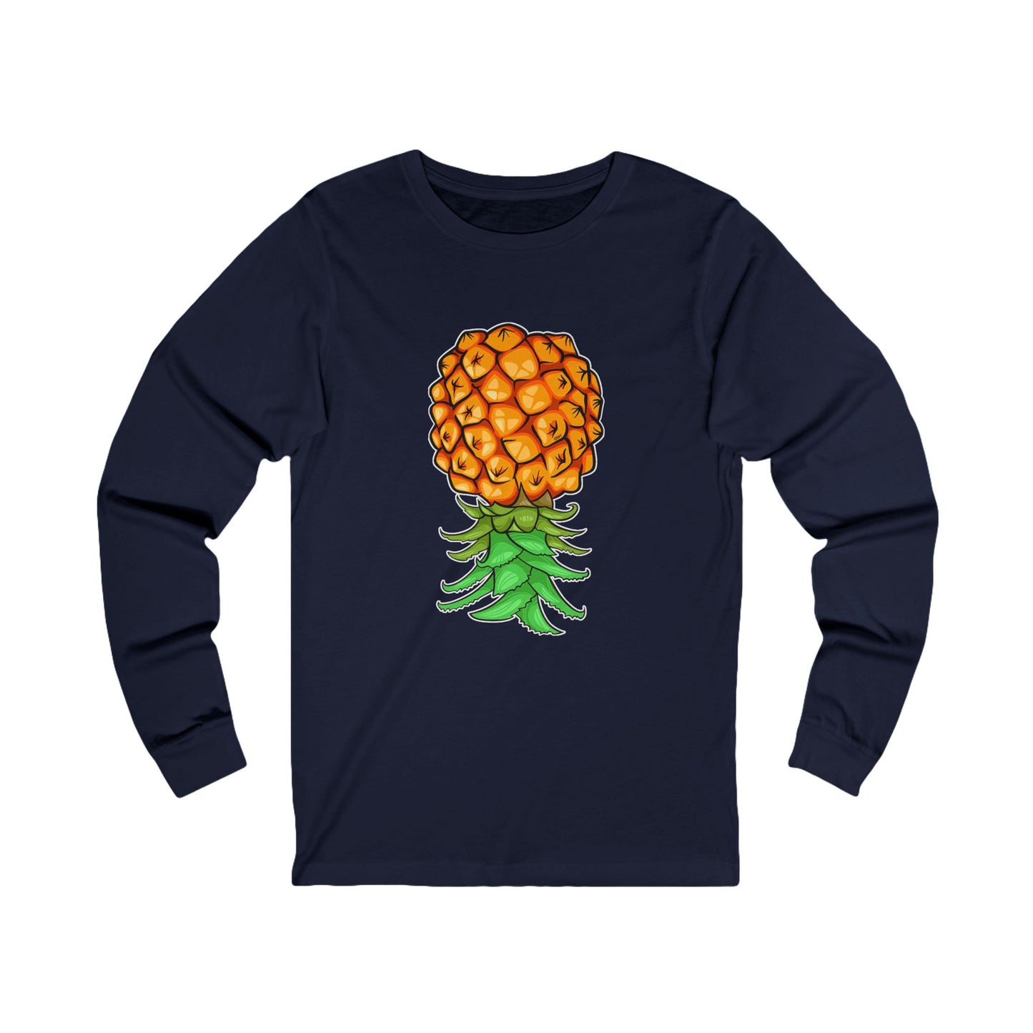 Upside Down Pineapple Unisex Jersey Long Sleeve Tee If You Know You Know