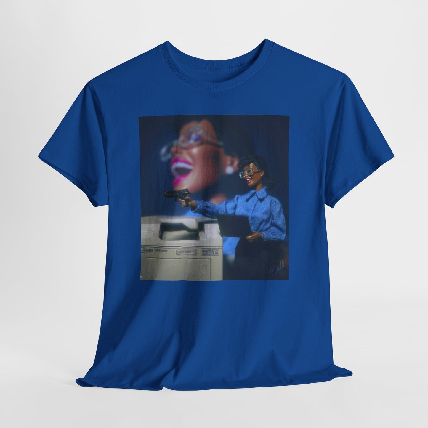 Black Barbie Crash Out at Work T Shirt Tee,