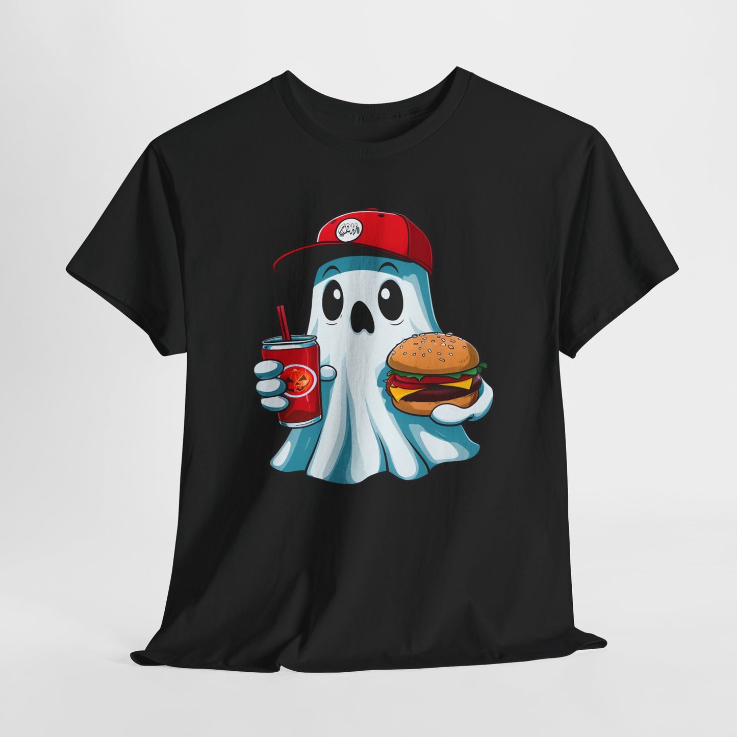 Halloween Ghost Shirt Spooky Season TShirt, Halloween Gift, Cute Ghost Eating