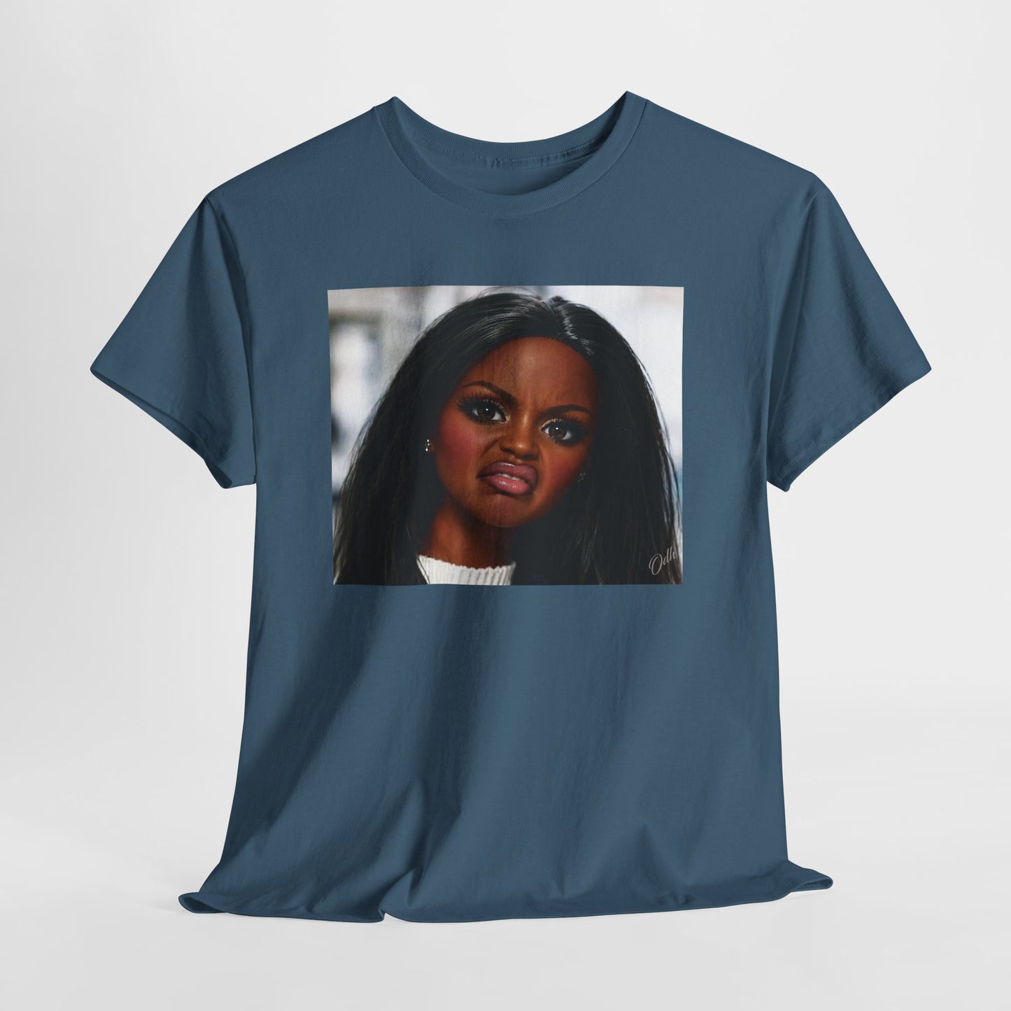 Black Doll Face Barbie Style Meme T Shirt
