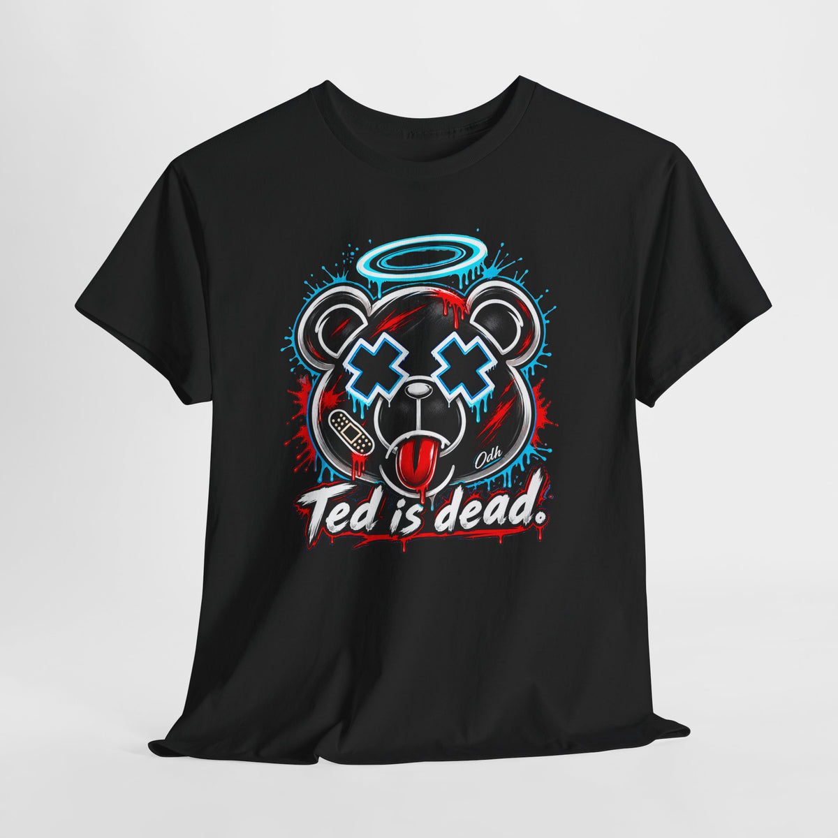 dead teddy bear shirt, streetwear, dark humor tee, funny t shirt